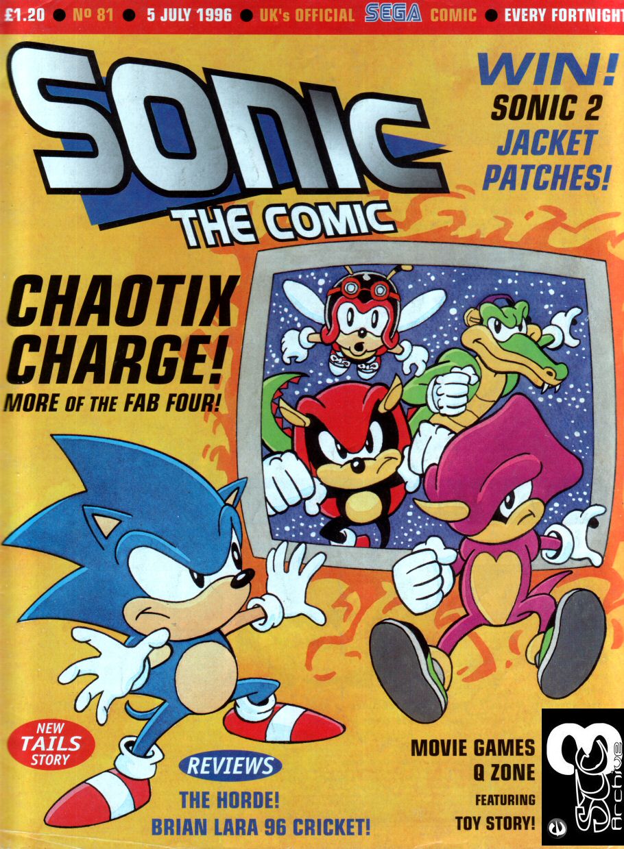 Sonic - The Comic Issue No. 081 Comic cover page